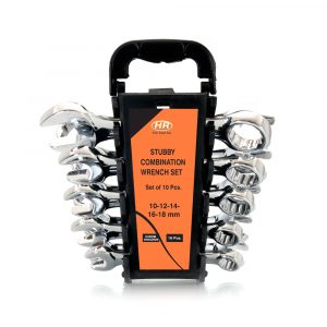 HRDSPTSS - 10 Pcs. Stubby Combination Wrench Set